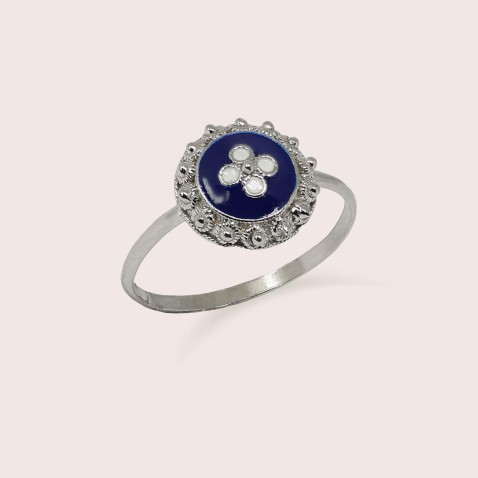 Caramujo sterling silver simple ring | Portuguese Roses