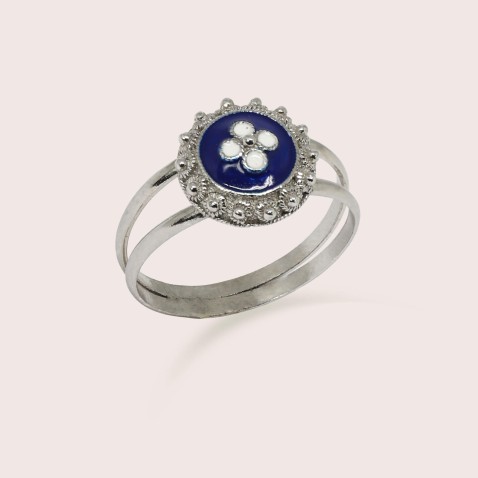 CARAMUJO STERLING SILVER DOBLE RING | Rosas Portuguesas
