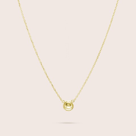 COLAR CARAMUJO PRATA DOURADA 925 | Rosas Portuguesas
