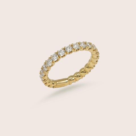 18K Gold Engagement Ring with Diamonds | Special Moments