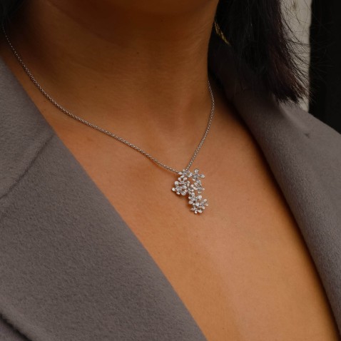 925 Sterling Silver Pendant Necklace | Louise