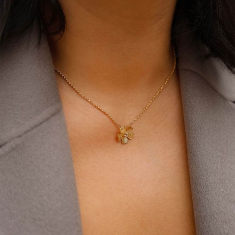 Gold-Plated 925 Sterling Silver Pendant Necklace | Sophie