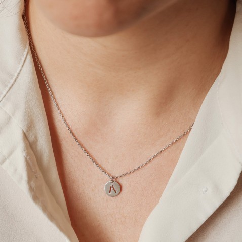 Sterling Silver Letter A Charm | Letras