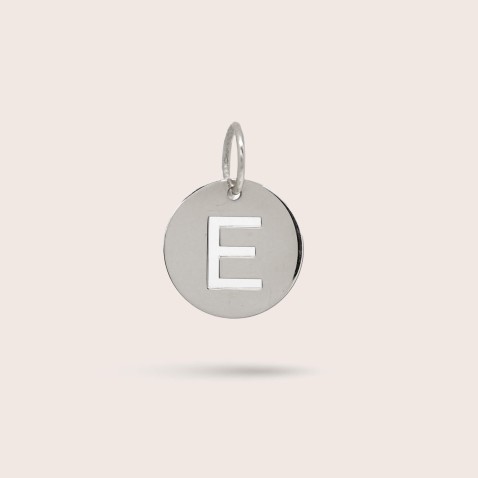 Sterling Silver Letter E Charm | Letras