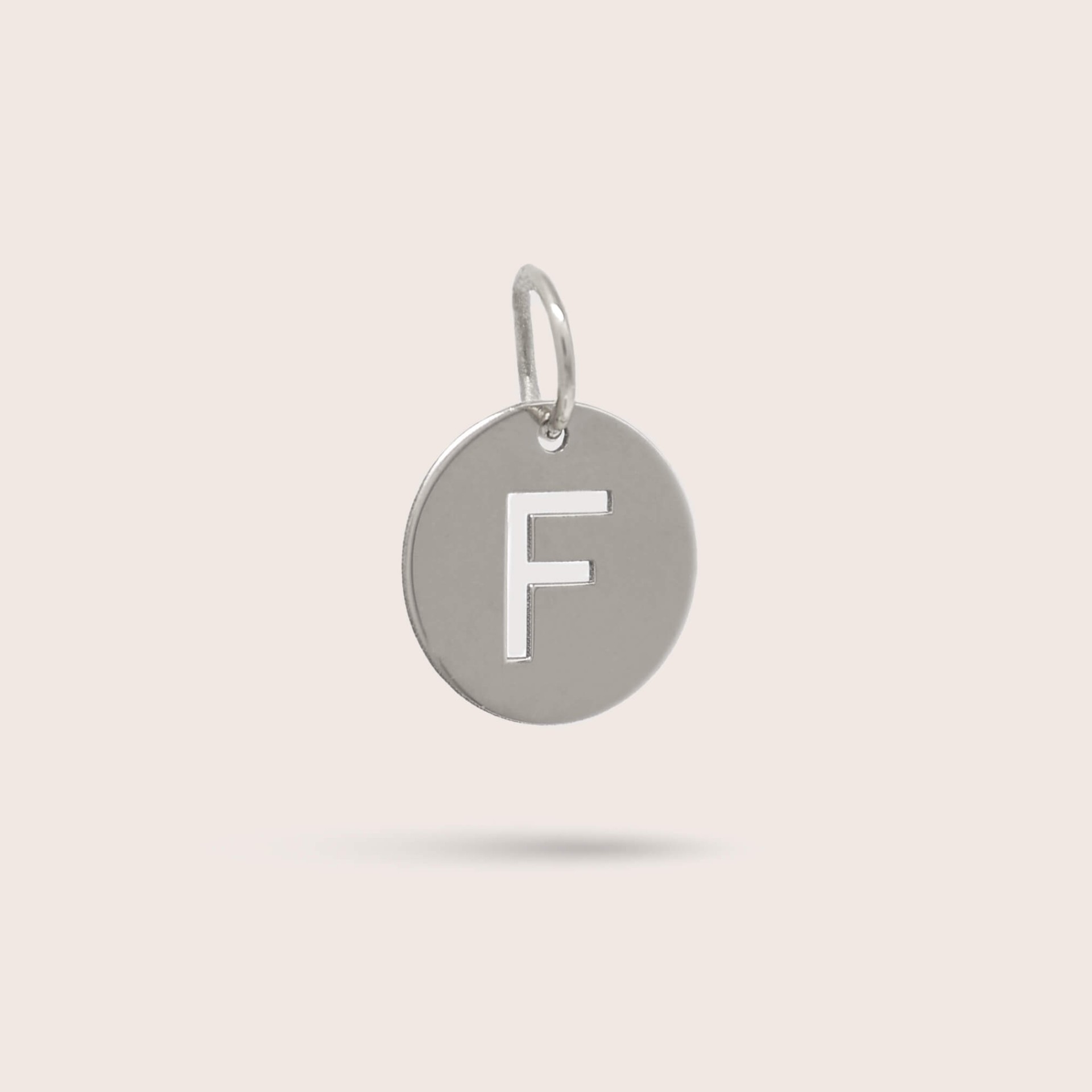 Sterling Silver Letter F Charm | Letras