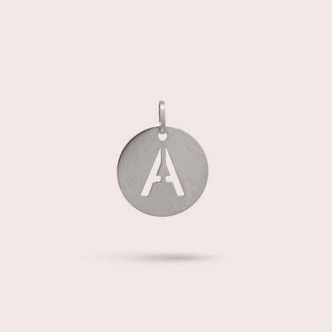 Sterling Silver Letter A Charm | Letras