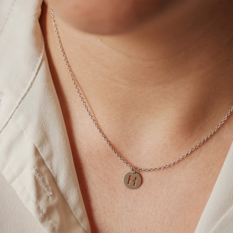 Sterling Silver Letter H Charm | Letras