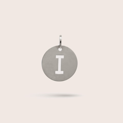 Sterling Silver Letter I Charm | Letras