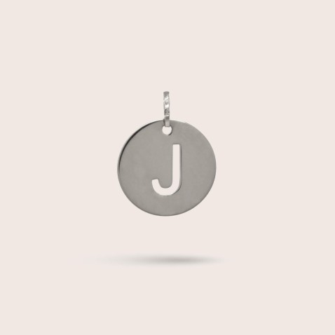 Sterling Silver Letter J Charm | Letras