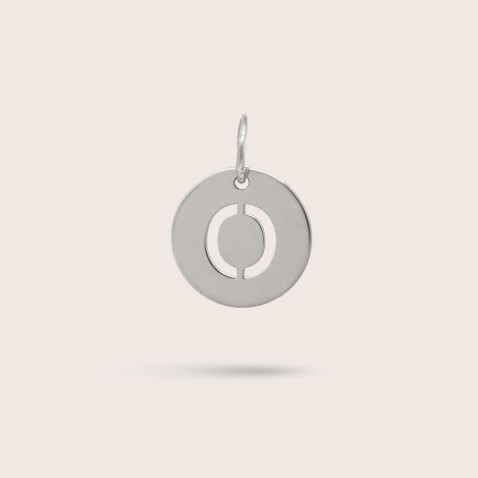 Steling Silver Letter O Charm | Letras