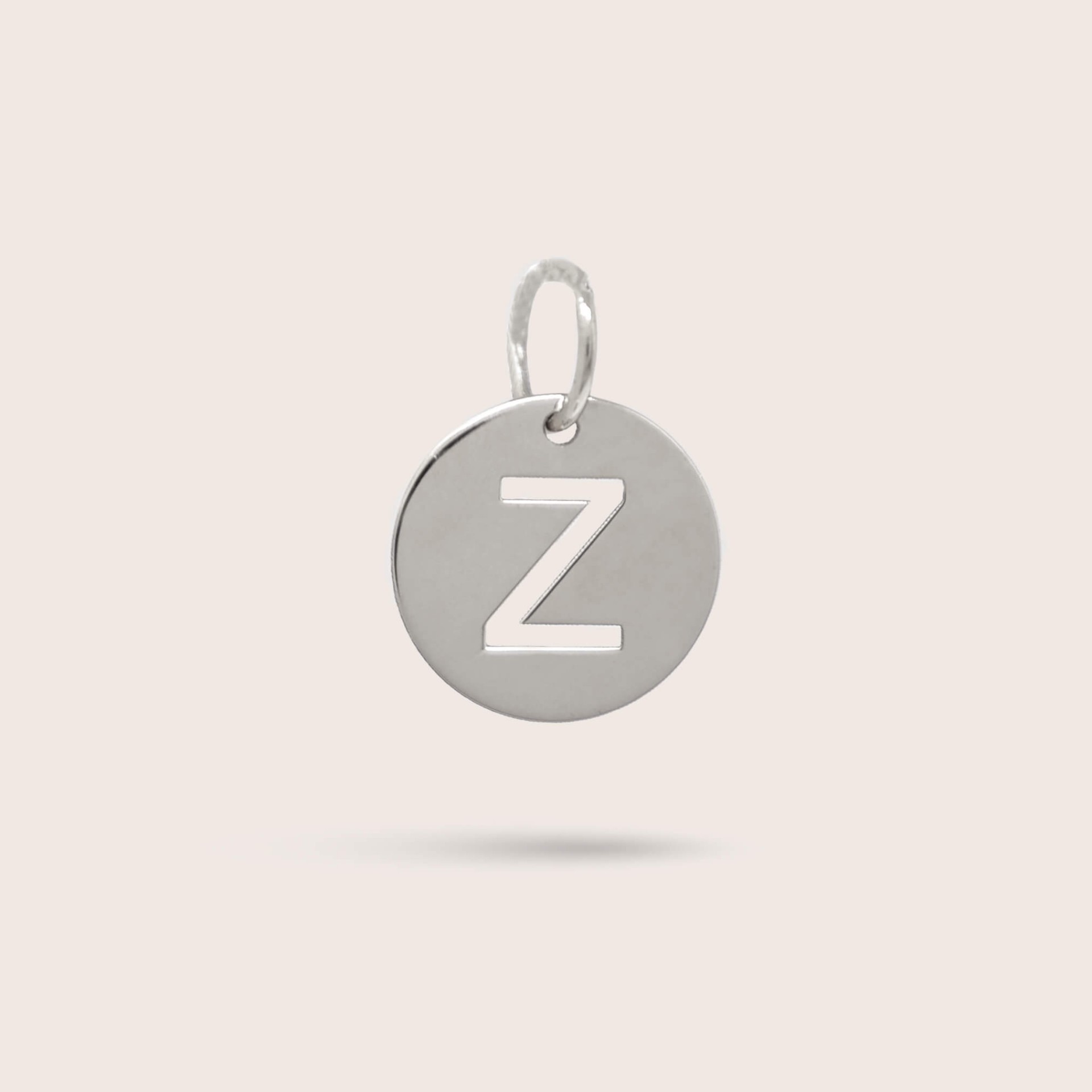 Medalha Letra Z Prata 925 | Letras