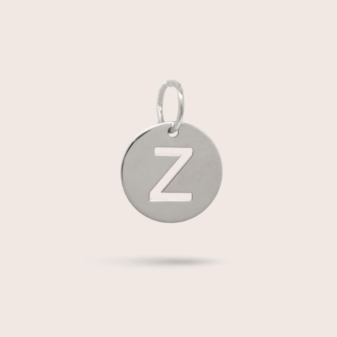 Sterling Silver Letter Z Charm | Letras