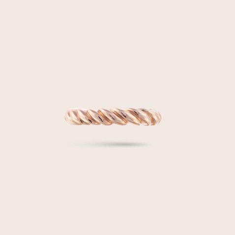 Spiral band ring