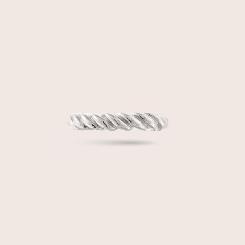 Spiral band ring