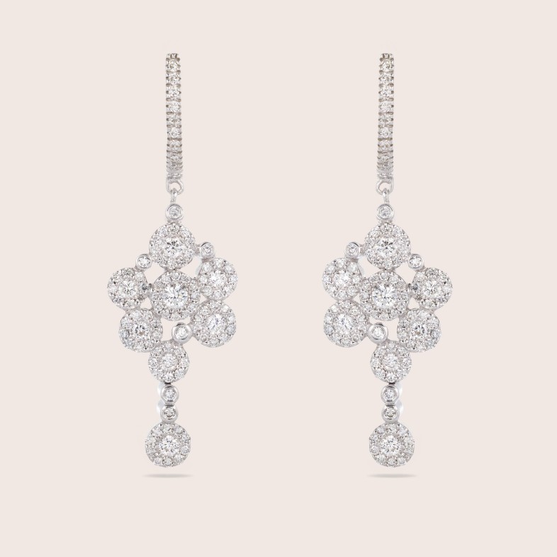 Brincos com Diamantes