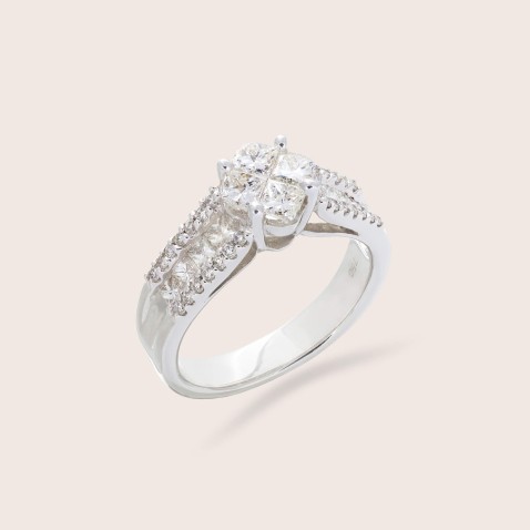 Anel  de Noivado com Diamantes | Special Moments