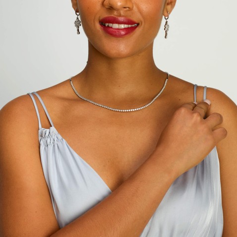 Gargantilha com Diamantes