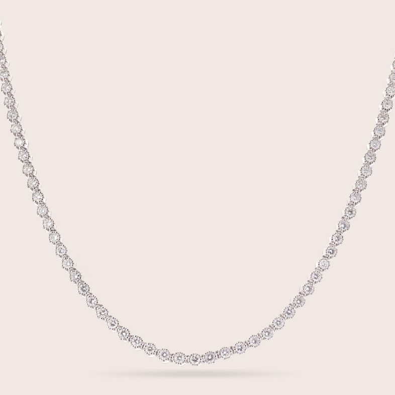 Gargantilha com Diamantes