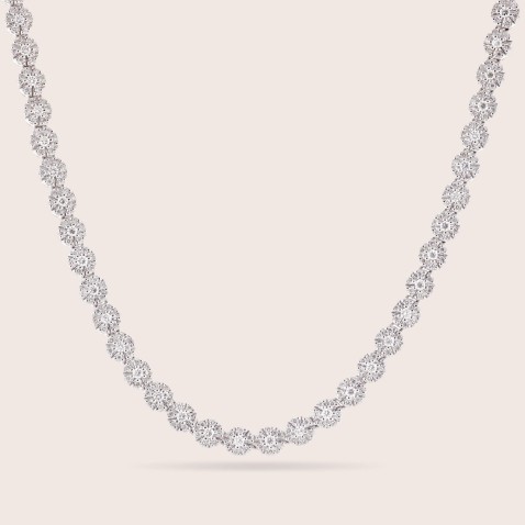 Gargantilha com Diamantes