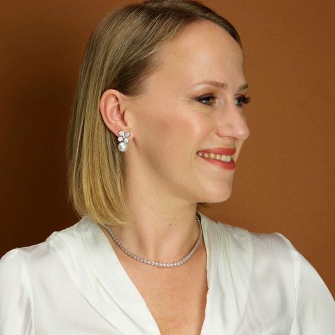 Gargantilha com Diamantes