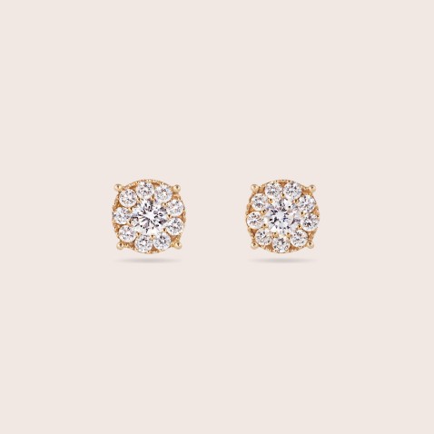 Brincos com Diamantes