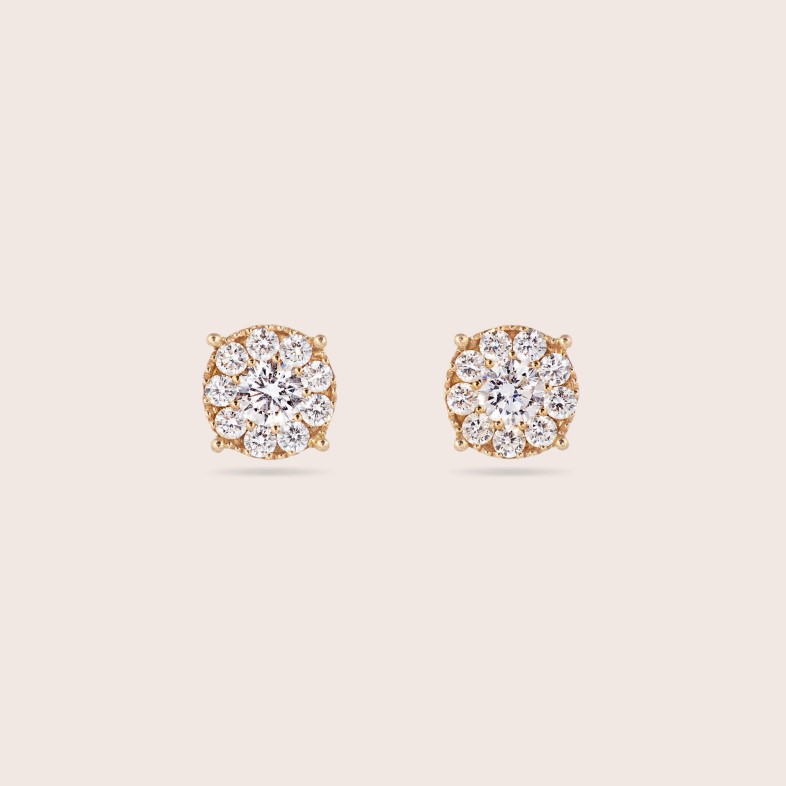 Brincos com Diamantes