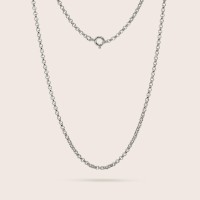 Plain silver / Rhodium-plated silver