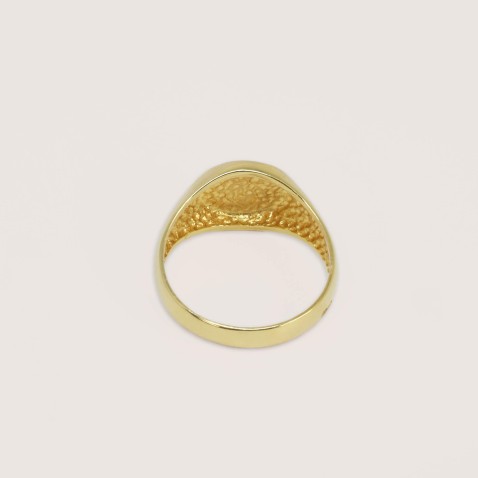 19.2K Gold "Be Happy" Ring | Lembran�a