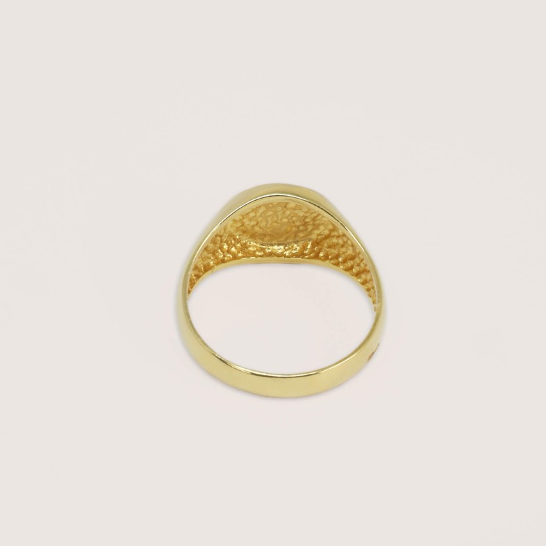 19.2K Gold "Be Happy" Ring | Lembran�a