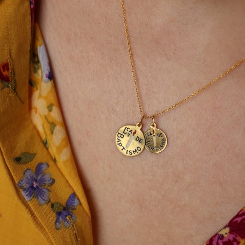 19.2K Gold "Keepsake of Baptism" Pendant | Lembran�a