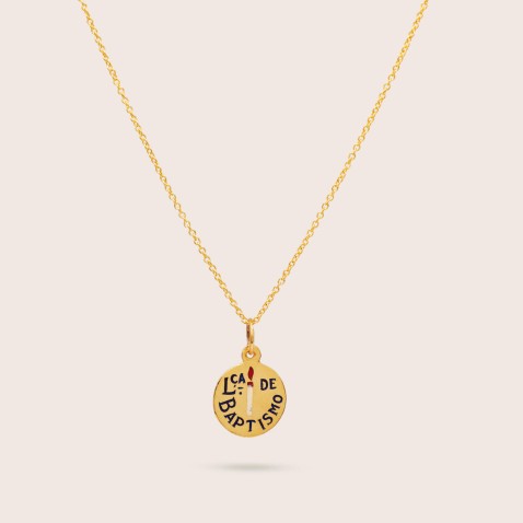 19.2K Gold "Keepsake of Baptism" Pendant | Lembran�a