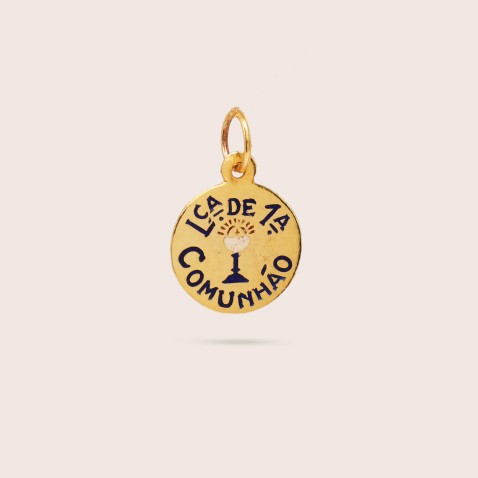 19,2K Gold "Keepsake of First Communion" Pendant | Lembran�a