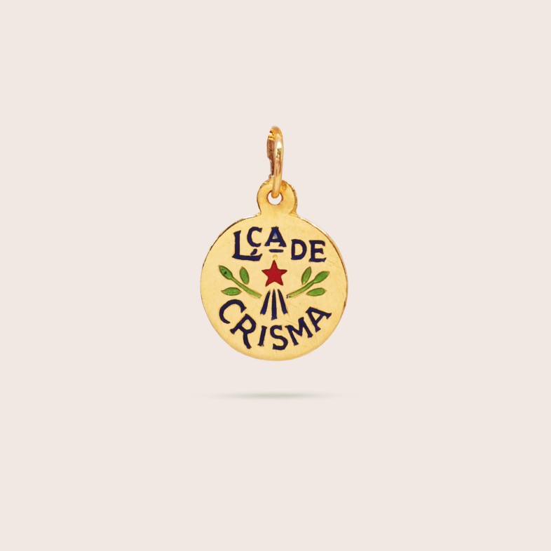 Medalha "Lembran�a Crisma" Ouro 19,2K | LEMBRAN�A