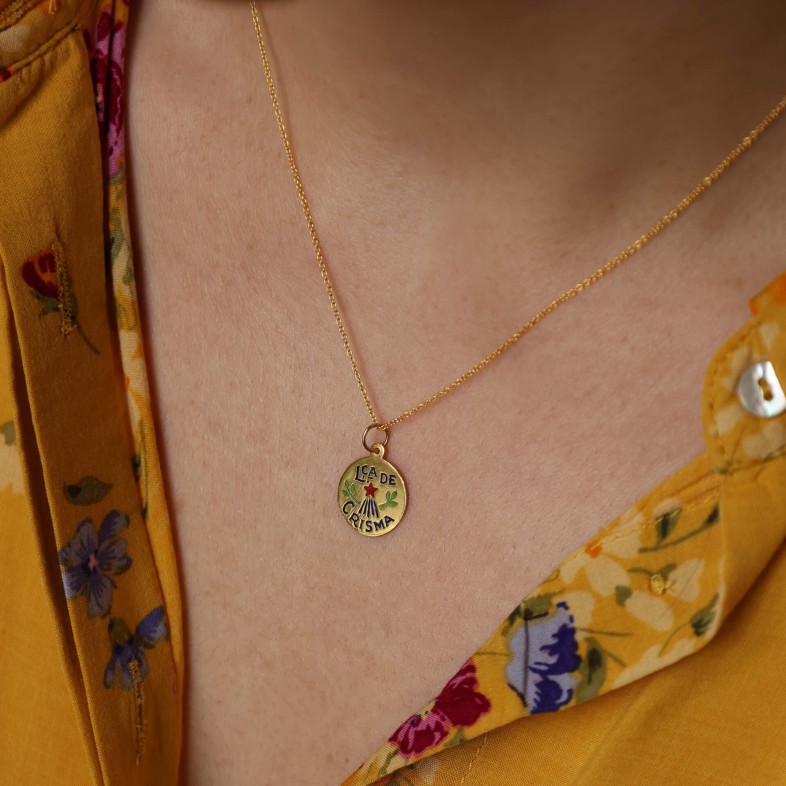 19.2K Gold "Keepsake of Confirmation" Pendant | Lembran�a