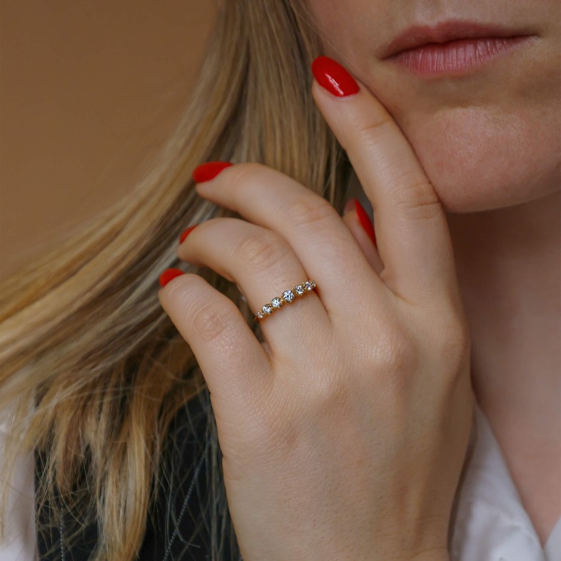 19.2K Gold Diamond Ring | Special Moments