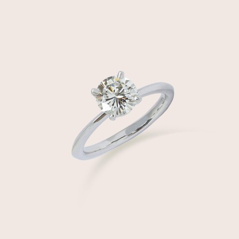 19.2K Gold Engagement Ring with Diamand | Special Moments