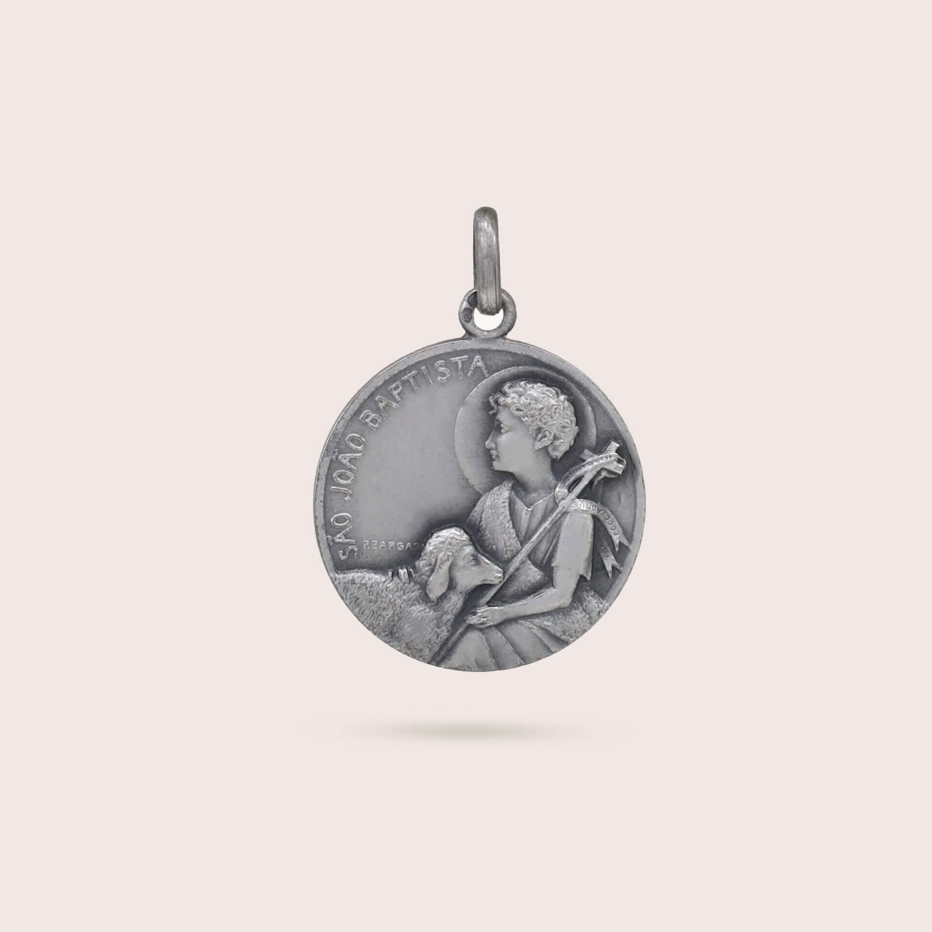 Silver pendent - St John the Baptist