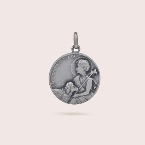 MEDALHA PRATA - S�O JO�O BAPTISTA