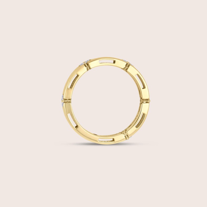 Ring in 18k Gold with Diamonds | Love in Verona