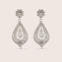 Plain silver / Rhodium-plated silver