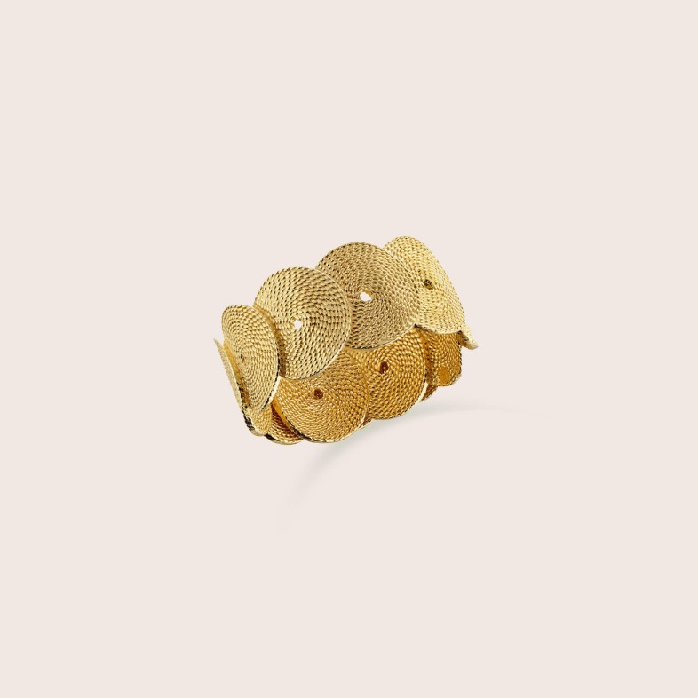 Gold plated Sterling Silver Ring | Espiral