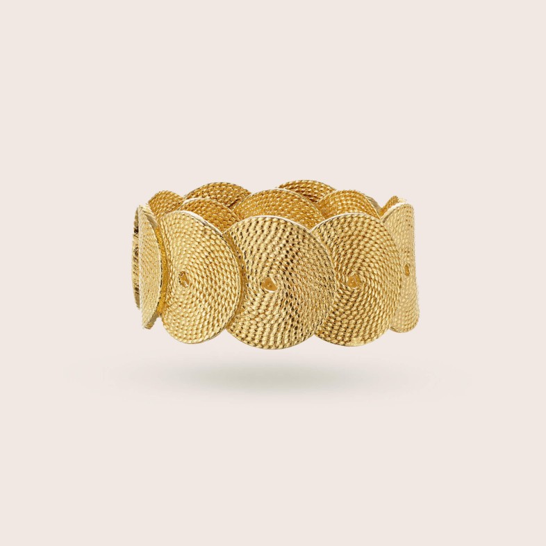 Gold plated Sterling Silver Ring | Espiral