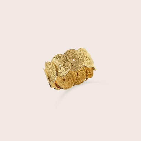 Gold plated Sterling Silver Ring | Espiral