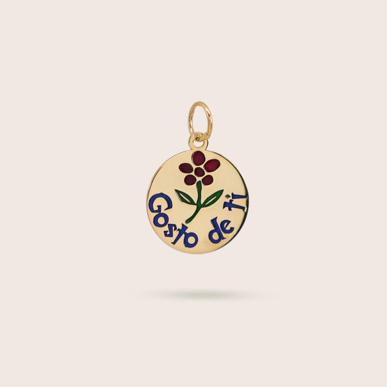 19.2K Gold "I like you" Pendant | Lembran�a