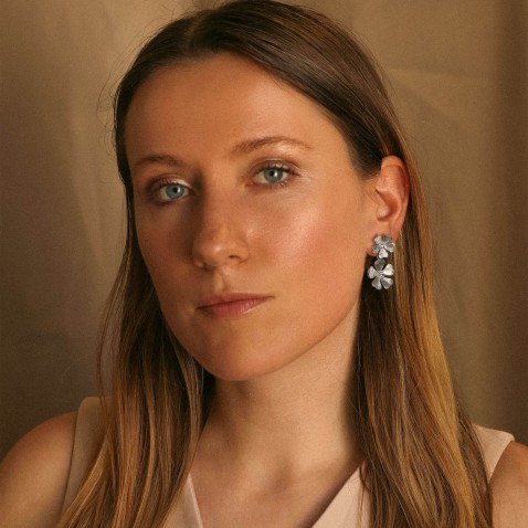 2-in-1 earrings in 925 Silver | Sophie