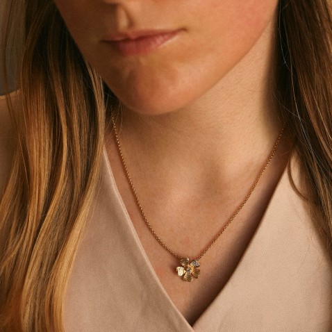 Gold-Plated 925 Sterling Silver Pendant Necklace | Sophie