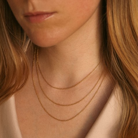 925 Gold-Plated Silver Chain