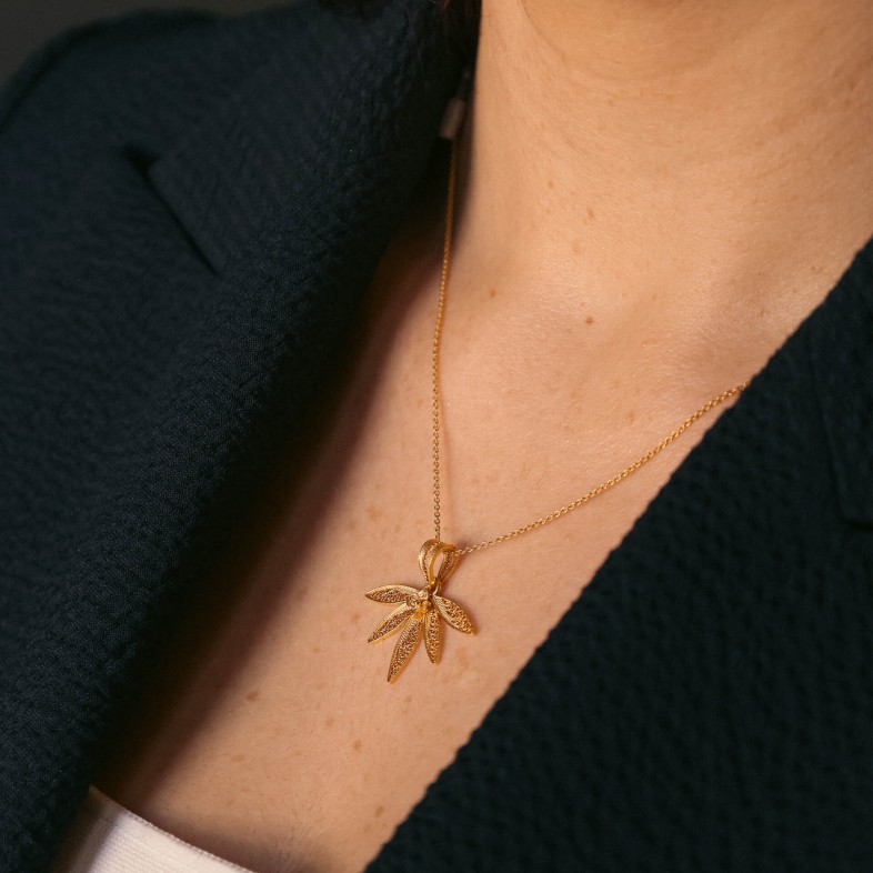 19.2K Gold Pendant | Filigree