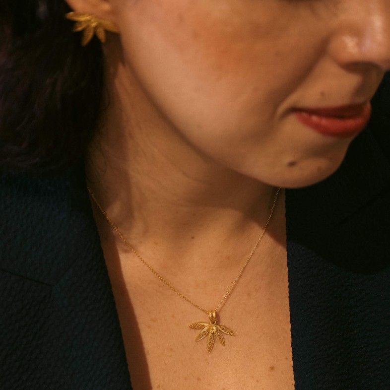 19.2K Gold Pendant | Filigree