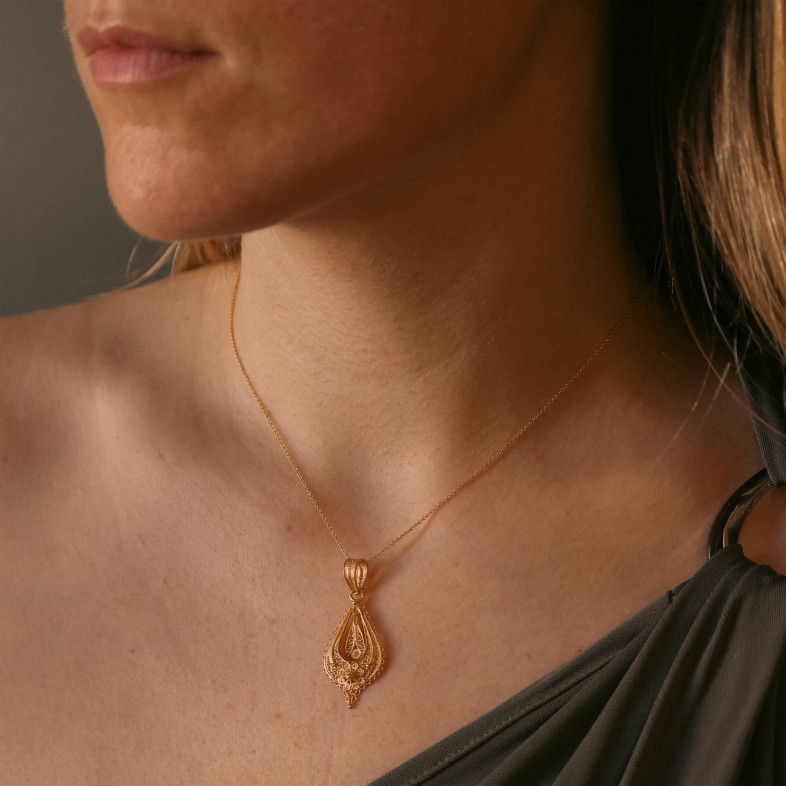 Pendente Filigrana Ouro 19,2K | Princesa